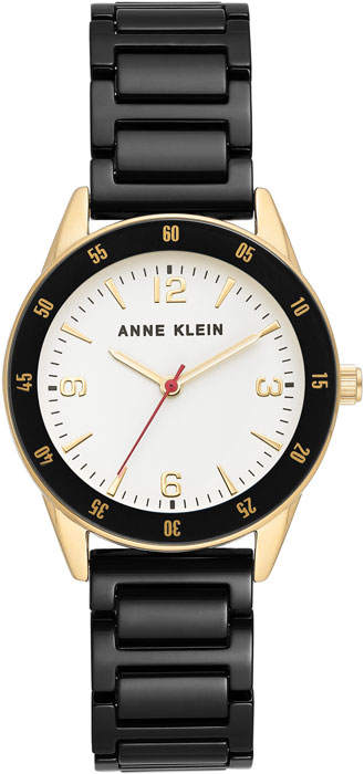 Часы Anne Klein Ceramic 3658GPBK